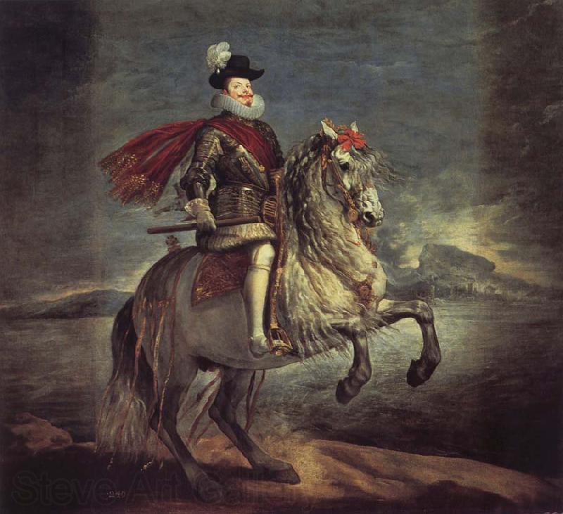 Diego Velazquez Horseman picture Philipps iii Spain oil painting art